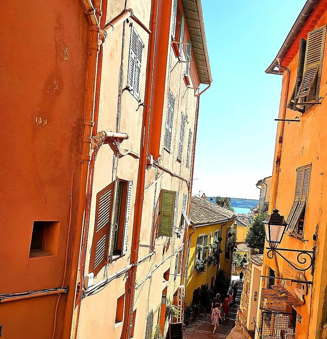 Vieille Ville De Menton France